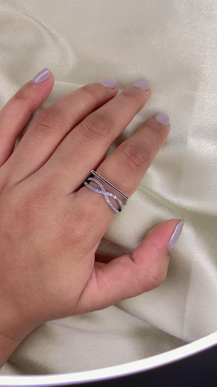 Infinity Sparkle Ring