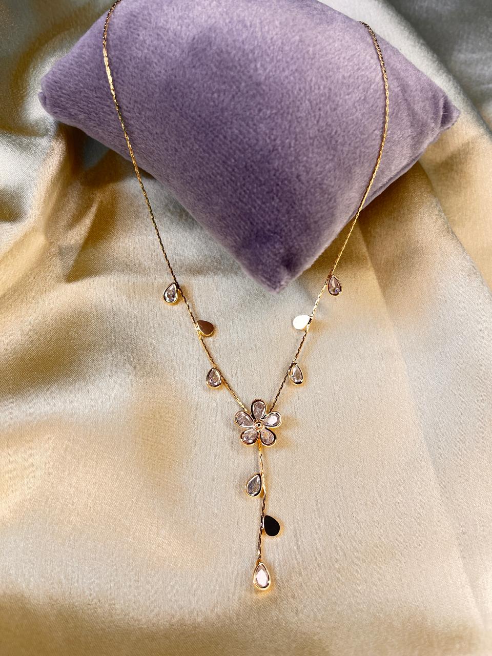 Flower Charm Necklace