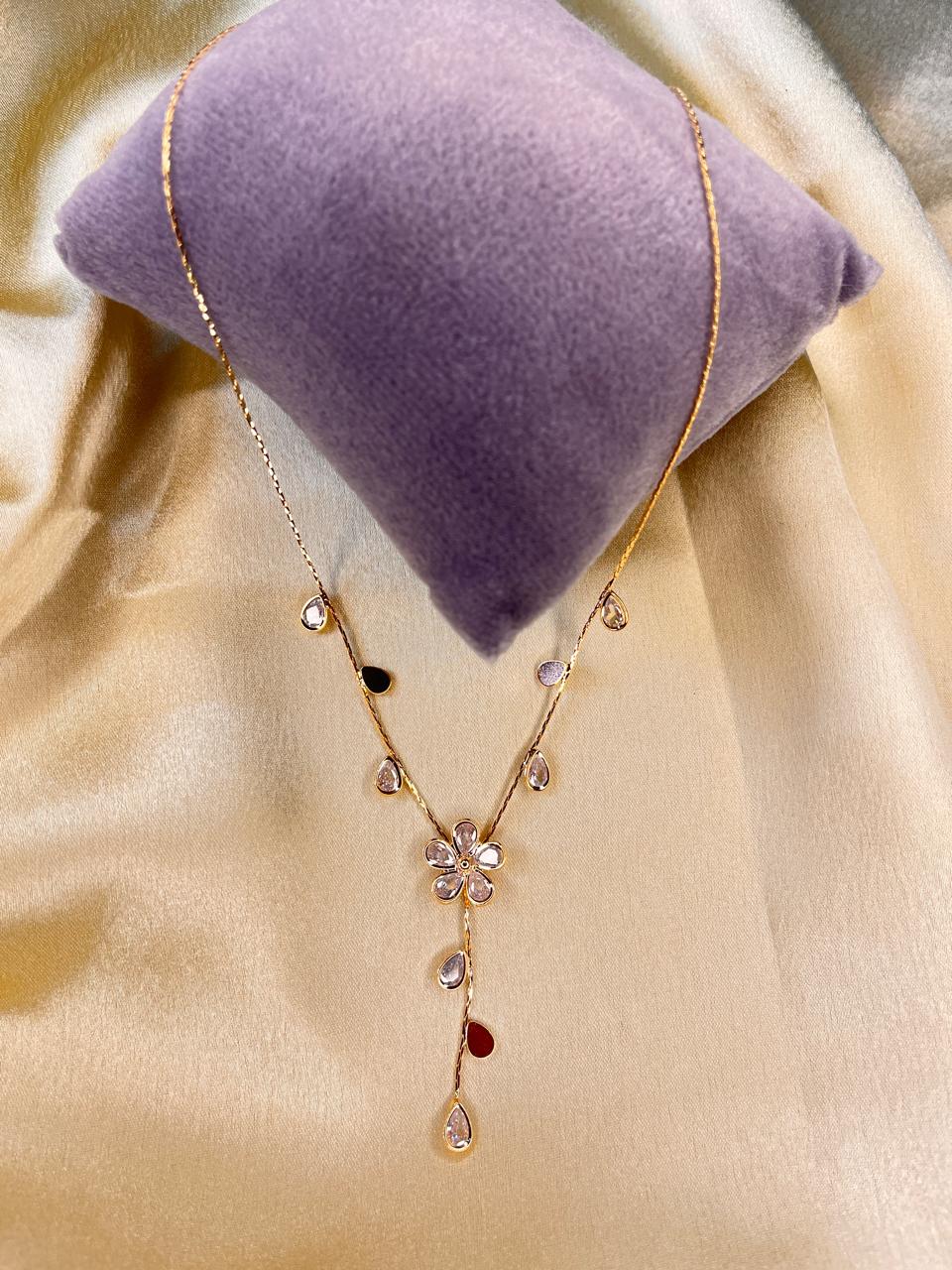 Flower Charm Necklace