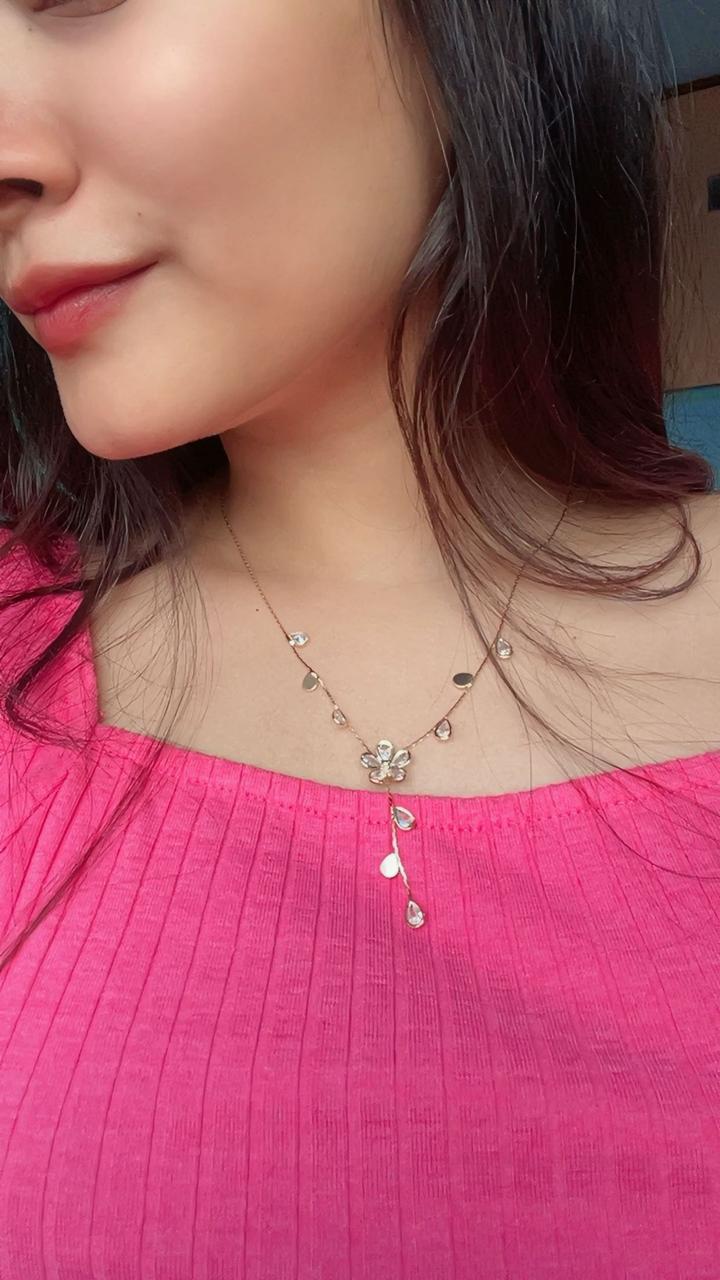 Flower Charm Necklace
