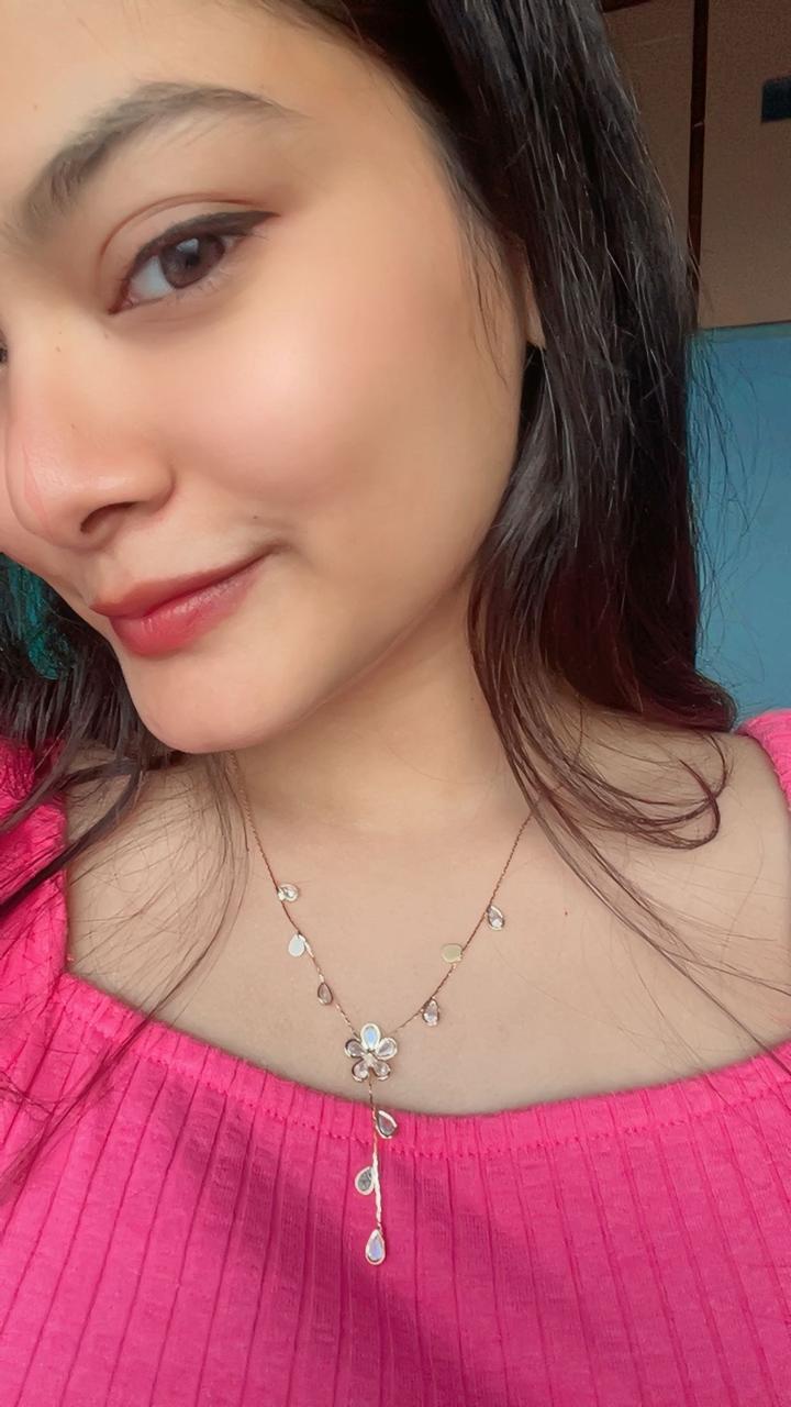 Flower Charm Necklace